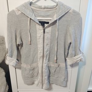 Marc by Marc Jacobs Waffle Knit Hoodie Zip